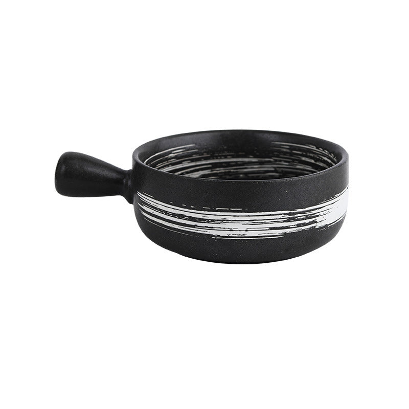 BOWL004 - Ceramic Handle Bowl | Multifunctional Tableware image 7
