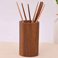 CUP006 - Wooden Chopstick Holder | Utensil Storage Organizer image 0