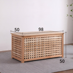 EDB039 - Modern Wood Side Table with Storage - End Table, Coffee Table image 4