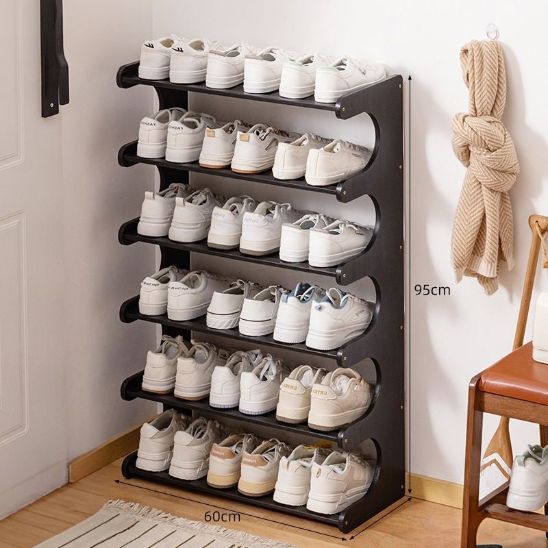 SEC003 - Simple Bamboo Multi-Layer Narrow Shoe Rack for Entryway Storage image 5