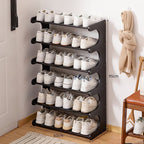 SEC003 - Simple Bamboo Multi-Layer Narrow Shoe Rack for Entryway Storage image 5