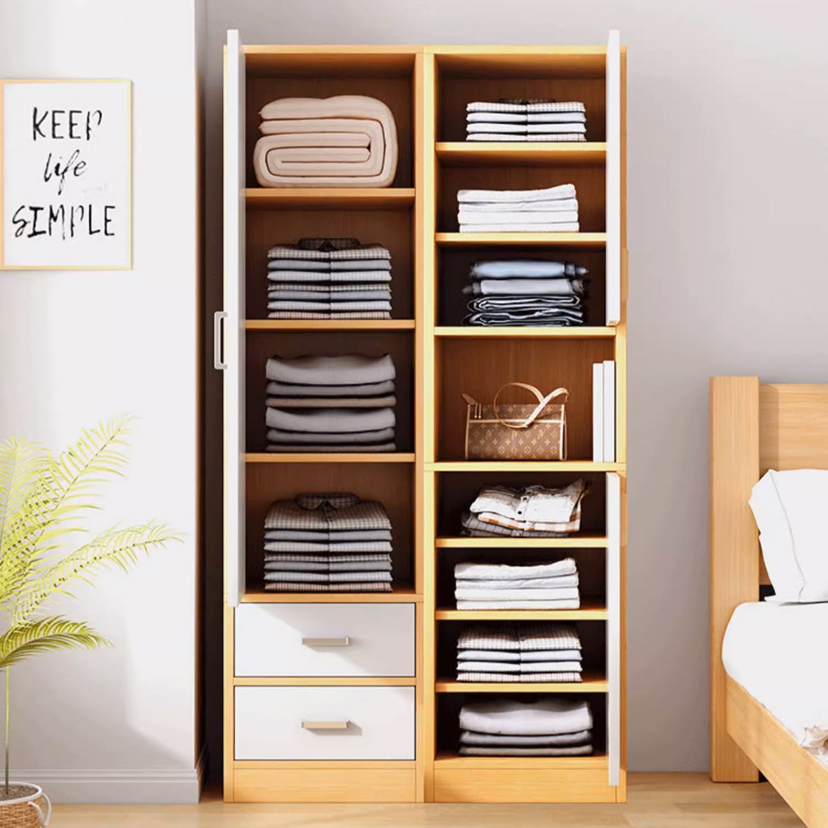 CC023 Craftsman SpaceMax CornerFlex Wardrobe image 1