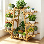 PS048 - Bambreeze Multiple Sizes Bamboo Plant Stand image 6