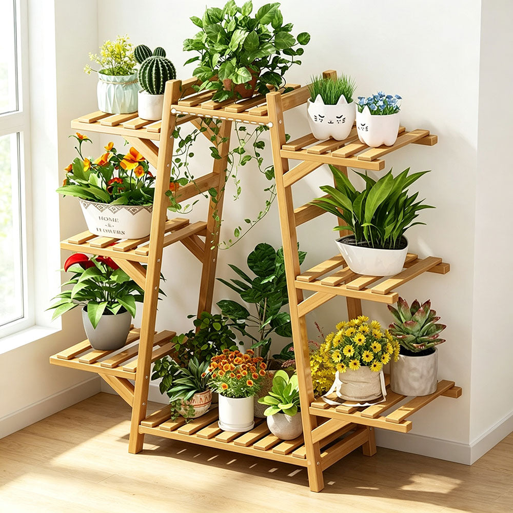 PS048 - Bambreeze Multiple Sizes Bamboo Plant Stand image 6