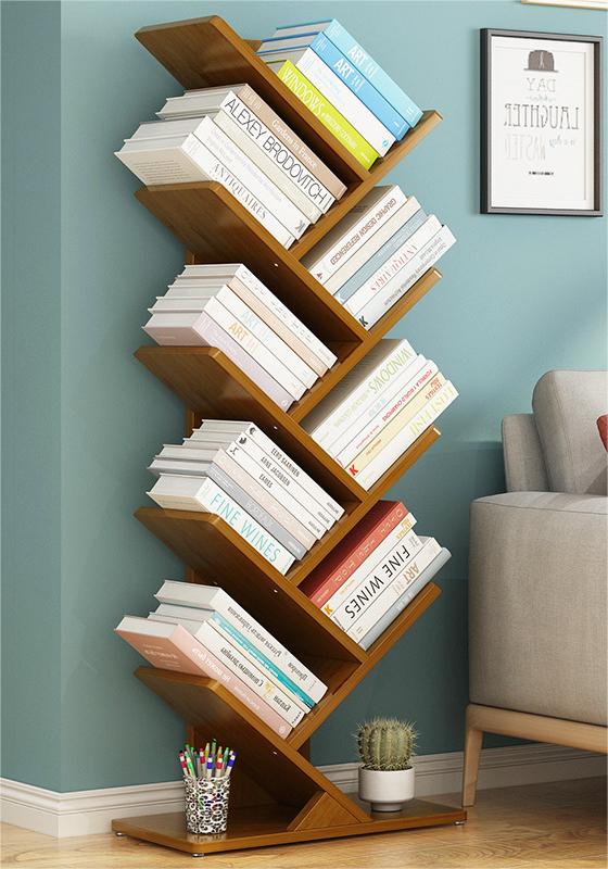 BS004 - L Bamboo Wood Bookshelf image 3