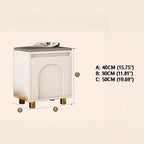SOCE037 - Cream Style Entry Door Shoe Changing Stool & Shoe Cabinet image 4