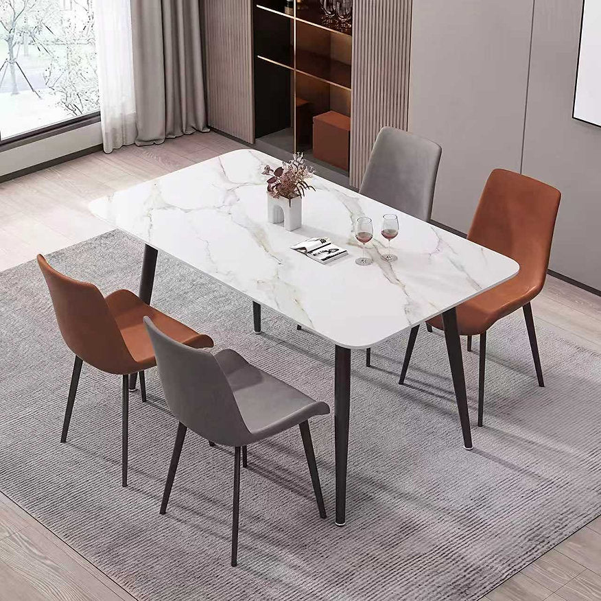 LDF024 - Contemporary Dining Table with Rock Plate Tabletop