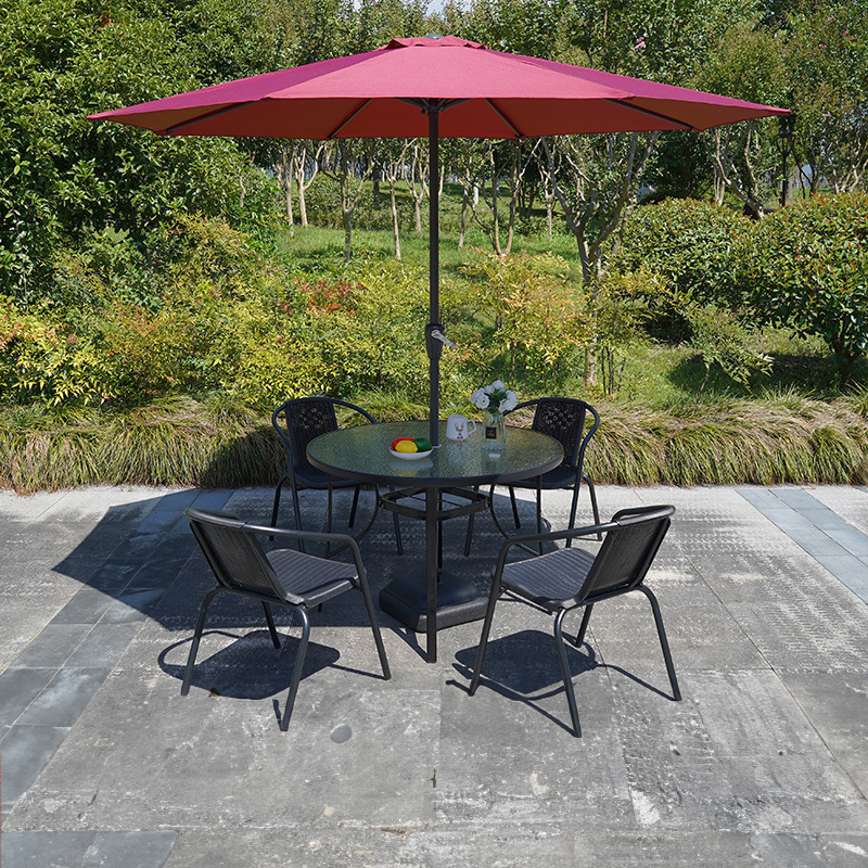 ODS001 - Outdoor Waterproof Rattan Chair Table and Chairs Patio Set image 0