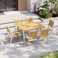 ODS007 - Outdoor Wood-Plastic Patio Table and Chair image 0
