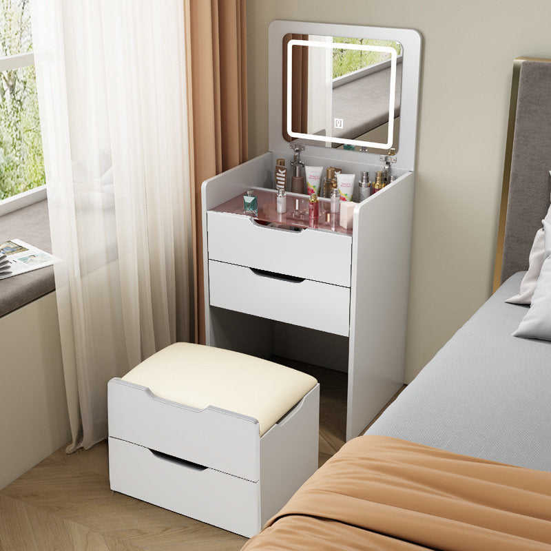 DR023 - Flip-Top Vanity Table with LED Mirror image 1