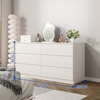 CBD030 - Elegant Multiple-Drawer White Dresser Modern Accent Storage image 0