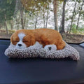 TYP-162 - Adorable Plush Sleeping Puppy Car Decor image 0