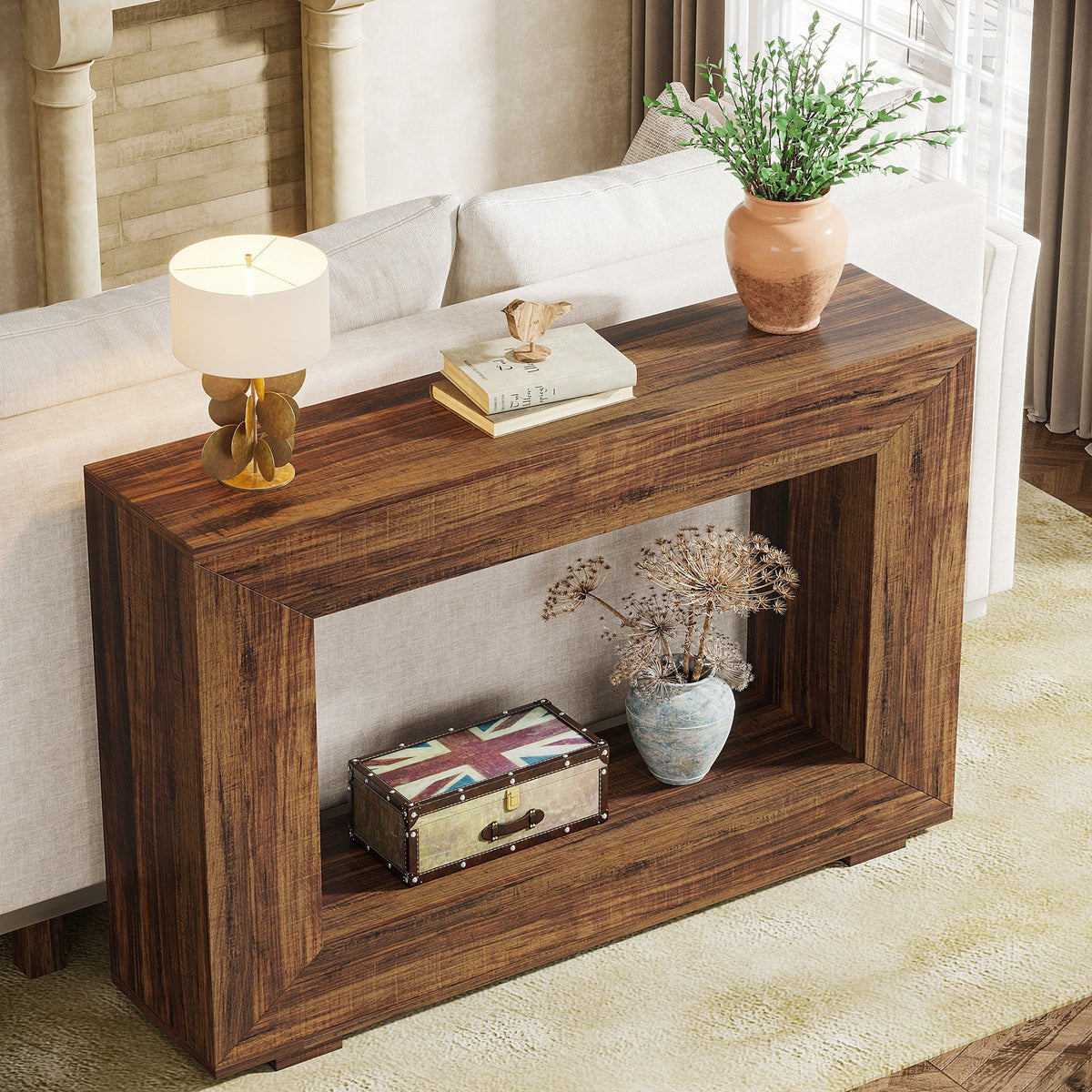 ST010 -  Entryway Sofa Table with Storage image 0