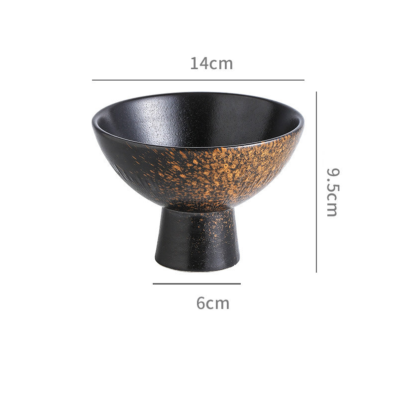 BOWL006 - Vintage Ceramic Pedestal Dessert & Snack Bowl image 6