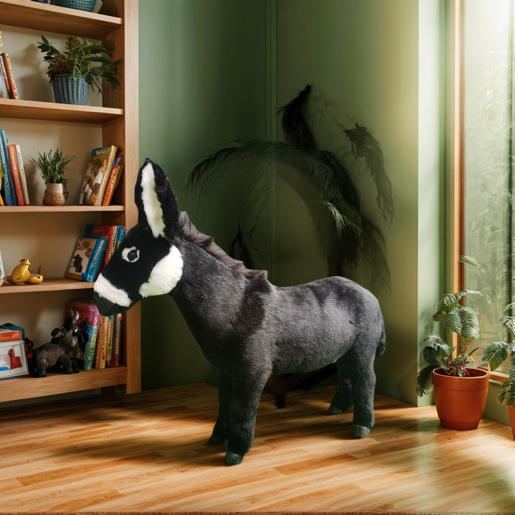 TYP-211 - Large Lifelike Donkey - Cozy Home Decor image 0