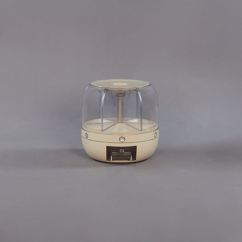 BOX001 - Divided Rotating Grain Rice Storage Box image 7