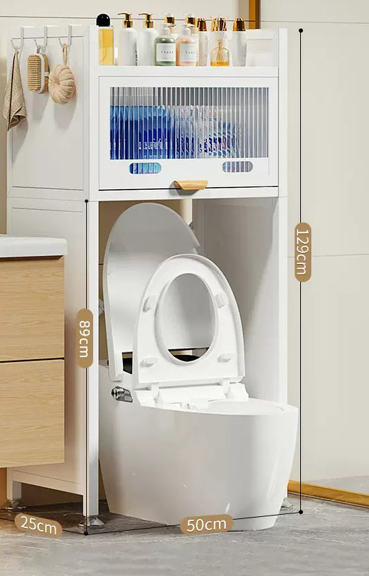 TS002 - Bathroom Toilet Balcony Storage Rack image 2