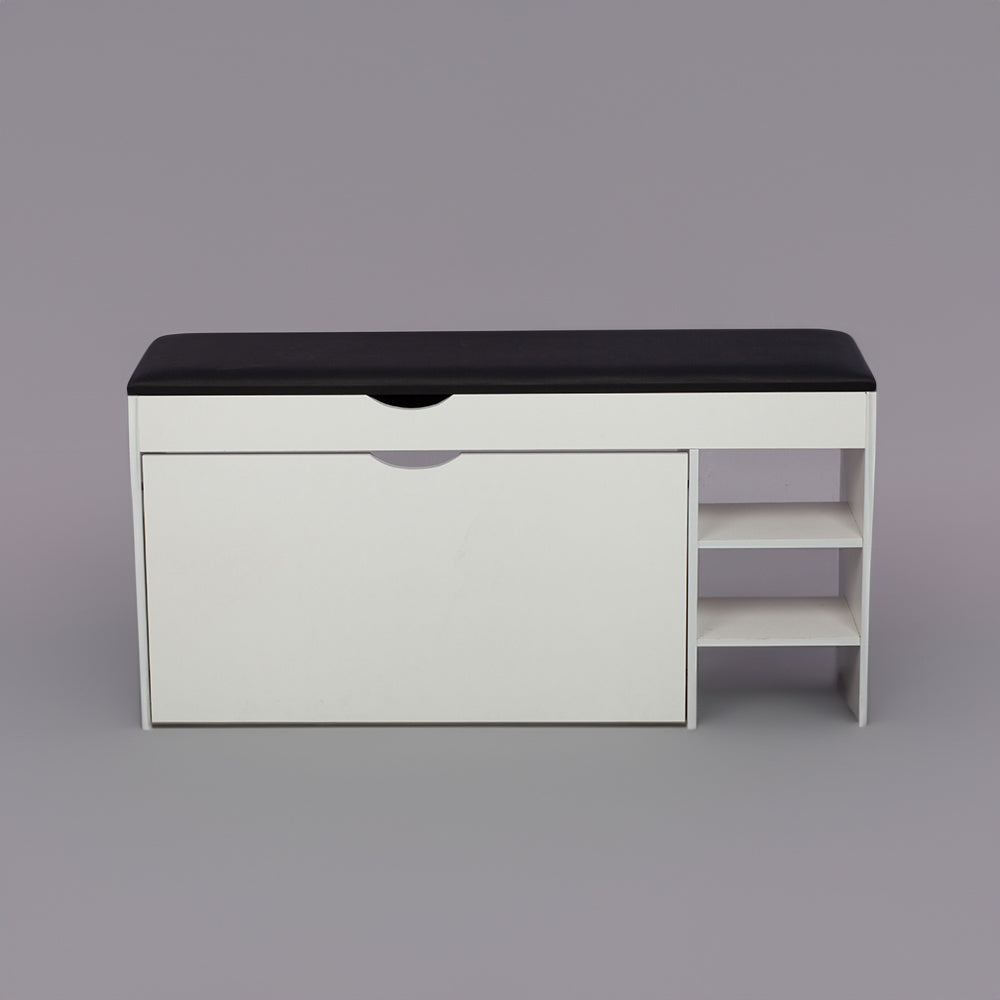 SOCE012 -  Craftsman Shoe Storage bench with Long Bench Seat image 8