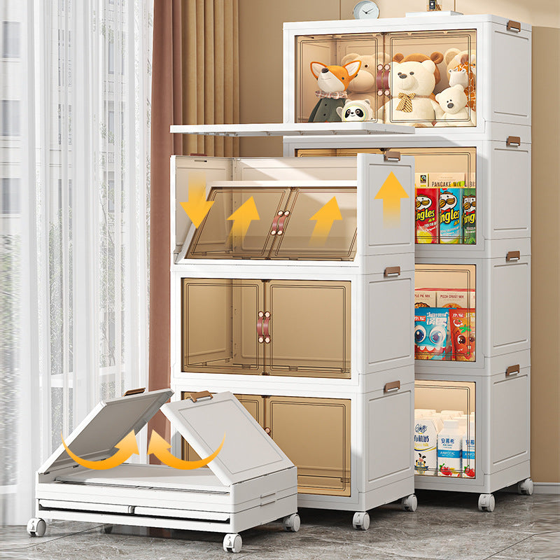 BS025 - Installation-Free Plastic Multi-Layer Storage Cabinets image 1