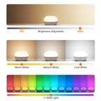 LS009 - 3-in-1 Rechargeable RGB Night Light Set with Magnetic Charging Station image 2