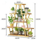 PS023 Bamwood Multi-Layer Plant Floor Stand image 7