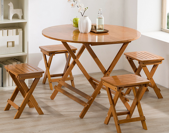 LDF008 - Foldable Simple Portable Outdoor Small Round Table image 0
