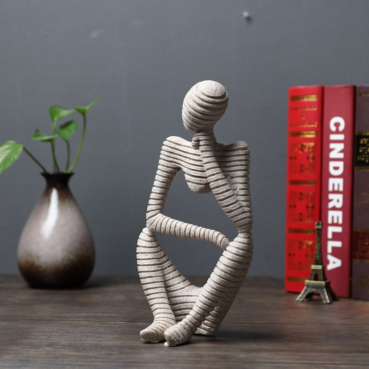 TYP-233 - Mini Abstract Figurine Ornament – Home Decor, Entryway Display image 0