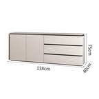 WCK018 - Modern Light-Luxury Lacquered Sideboard Cabinet with Drawers image 5
