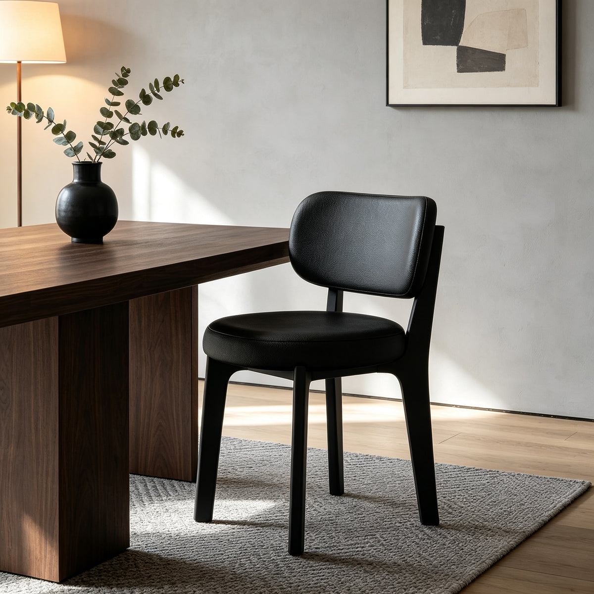 CHZ045 - Multi-Purpose Nordic Curved Accent Chair - Curved Back