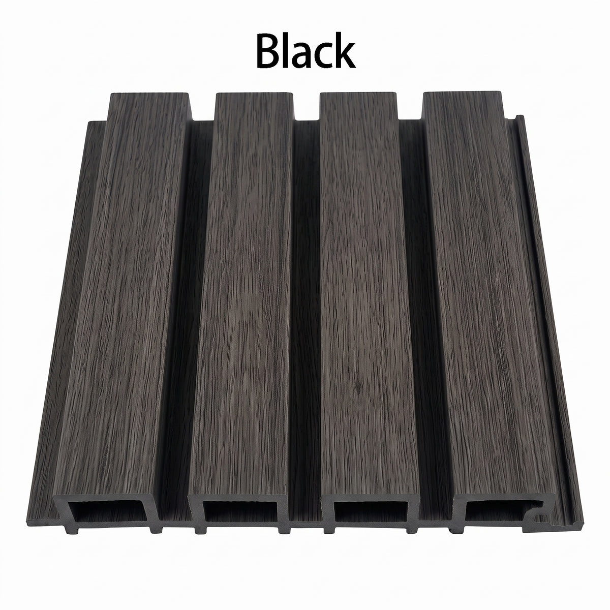 WAP012 - Outdoor Waterproof WPC Fluted Wall Panel – Exterior Wood Plastic Composite Siding