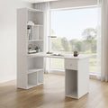 CD005-Corner Desk Bookshelf Integrated with Drawer