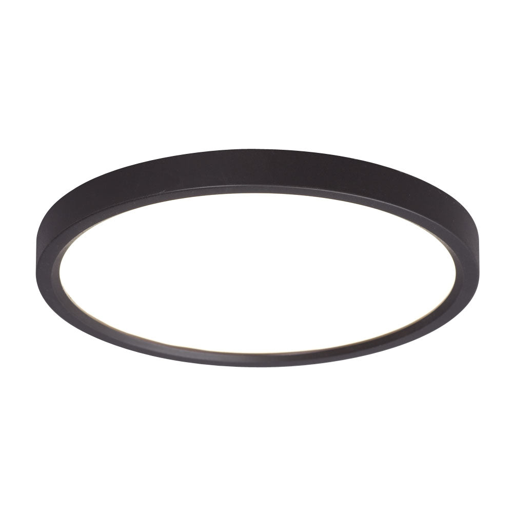 L648130BK - 7.875" LED Slimline Surface Mount BK 15W 3000K