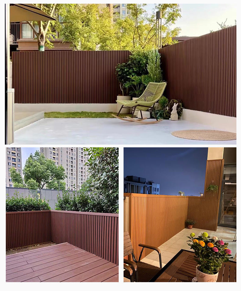 WAP012 - Outdoor Waterproof WPC Fluted Wall Panel – Exterior Wood Plastic Composite Siding
