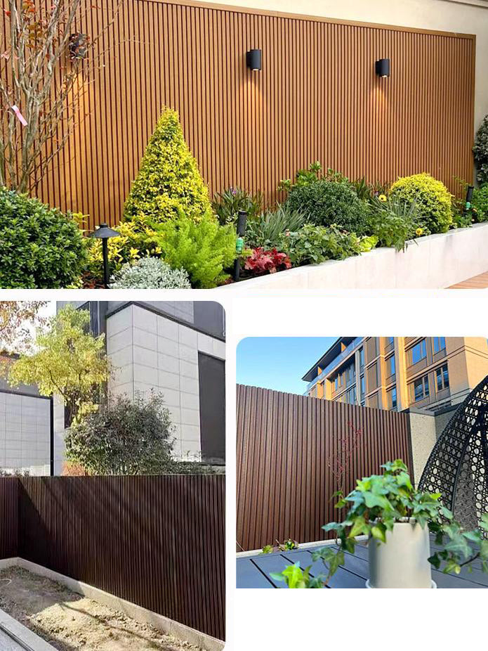 WAP012 - Outdoor Waterproof WPC Fluted Wall Panel – Exterior Wood Plastic Composite Siding