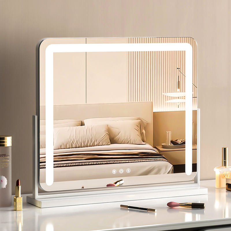 VAN001 - LED Desktop Makeup Mirror with 360° Swivel image 1