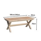 ODS003 - Extendable Outdoor Dining Table for Garden or Deck image 3