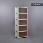 BS025 - Installation-Free Plastic Multi-Layer Storage Cabinets image 2