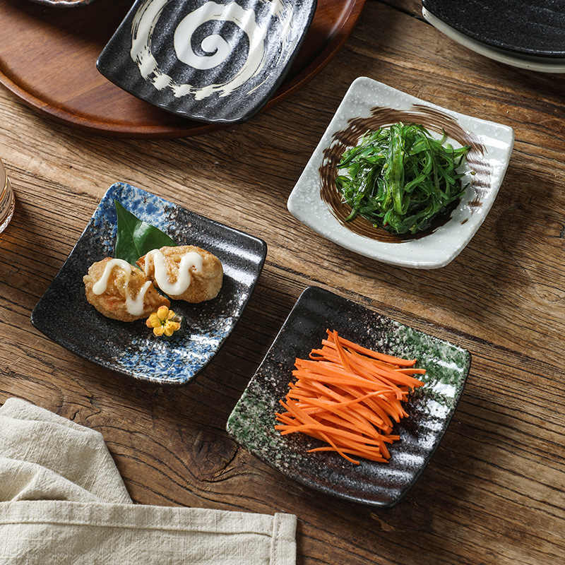 DISH006 - Japanese Ceramic Dipping & Appetizer Dish | Small Side Dish Plate image 1