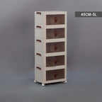 BS025 - Installation-Free Plastic Multi-Layer Storage Cabinets image 6