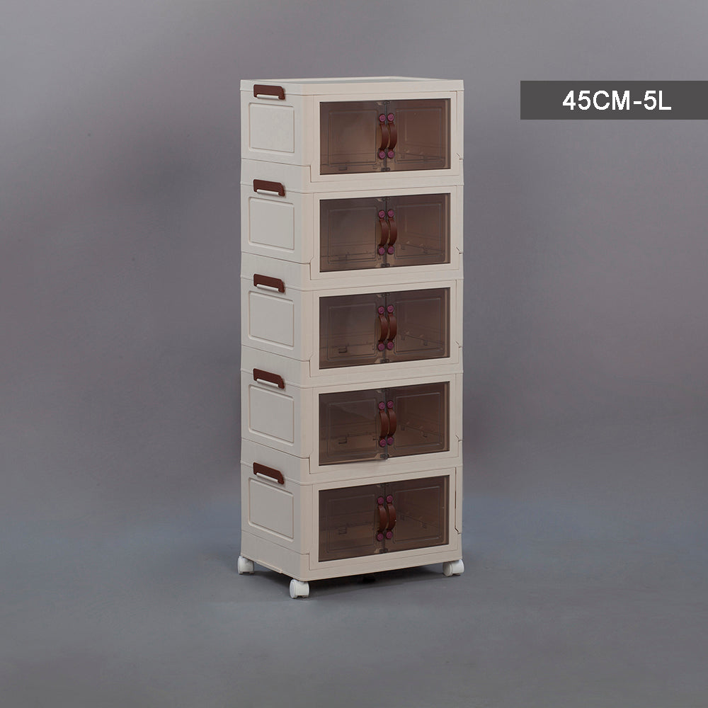 BS025 - Installation-Free Plastic Multi-Layer Storage Cabinets image 6