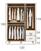 CC026-Sleek Space Saving Wardrobe Minimalist Design Maximum Storage image 1