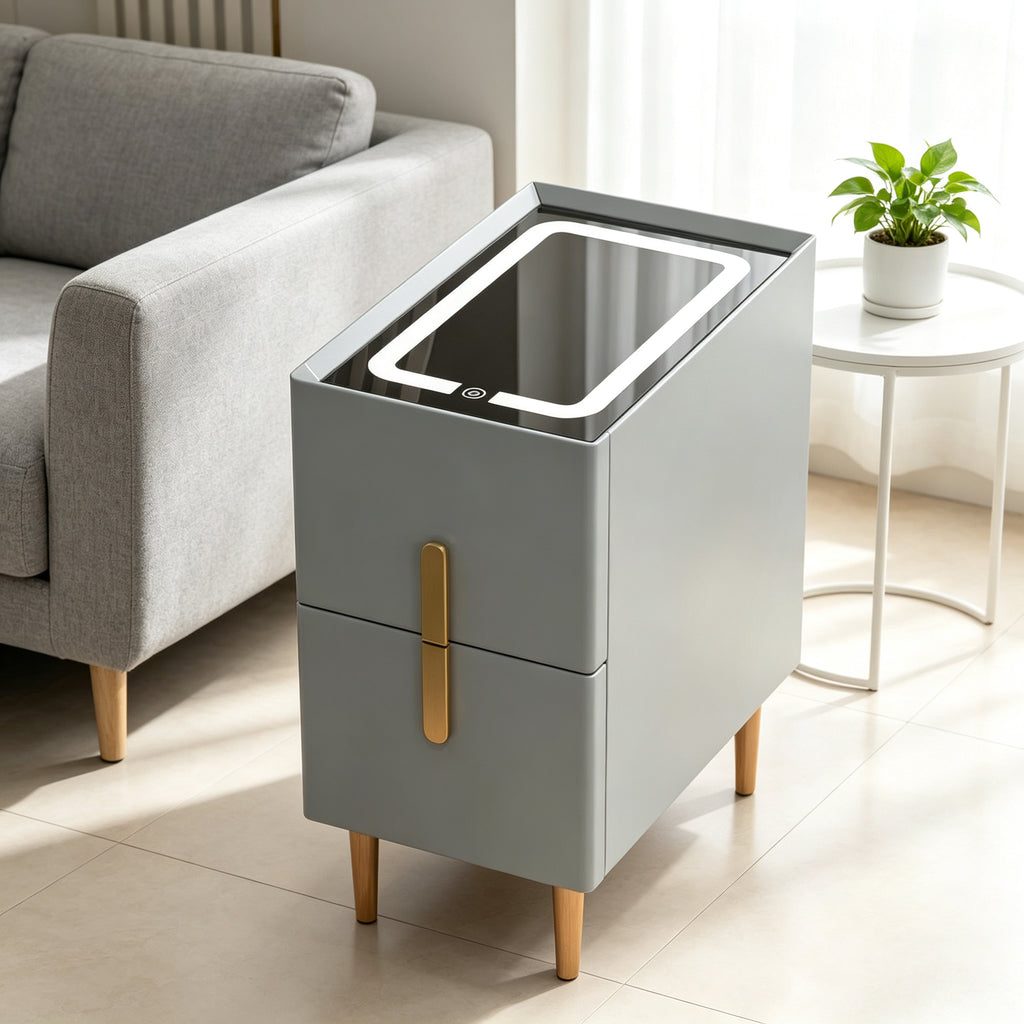 CBD034 - Smart LED Nightstand with Wireless Charging image 2