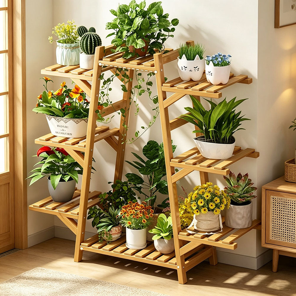 PS048 - Bambreeze Multiple Sizes Bamboo Plant Stand image 5