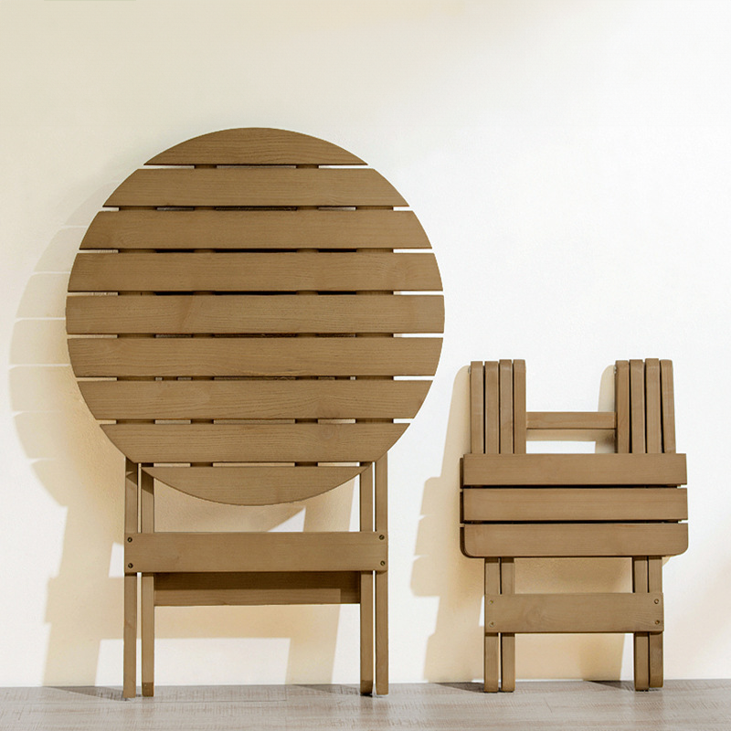 LDF009 - Portable Simple Round Dining Table and Chairs image 3