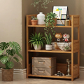 BS052 - Multi-Tier Bamboo Freestanding Storage Rack Plant Stand & Display Shelf image 0