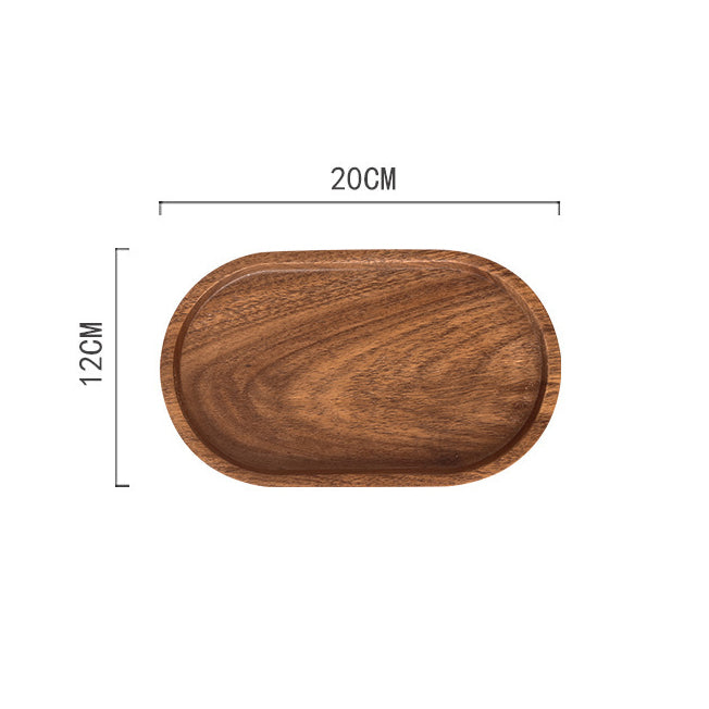 TRAY002 - Wooden Serving Tray | Snack & Tea Plate image 4