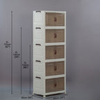 BS025 - Installation-Free Plastic Multi-Layer Storage Cabinets image 13