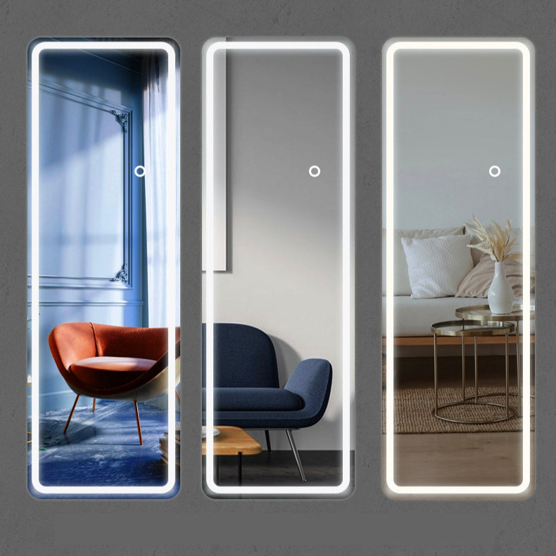 VAN002 - LED Full-Length Floor Mirror with Lights – 3 Color Adjustable image 2