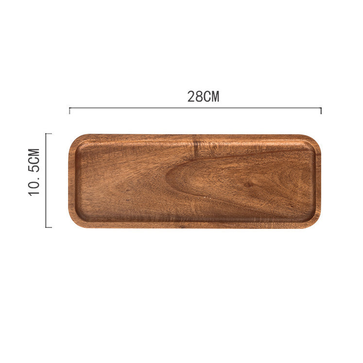 TRAY002 - Wooden Serving Tray | Snack & Tea Plate image 6