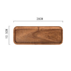 TRAY002 - Wooden Serving Tray | Snack & Tea Plate image 6